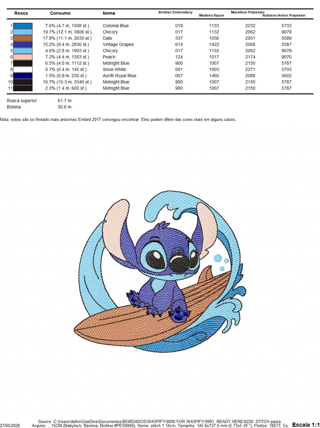 Stitch embroidery design - Lilo and Stitch Cartoon machine embroidery pattern - Baby boy and girl file - Instant digital download pes jef (Copy) Marcia Embroidery