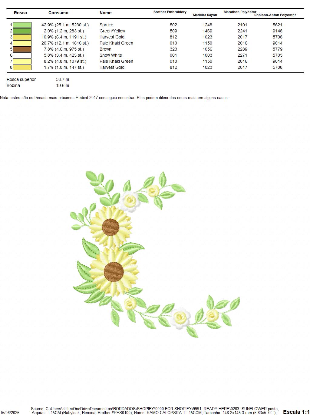 Sunflower embroidery designs - Yellow Flowers machine embroidery pattern - Floral Grandma Kitchen towel - Instant digital download pes jef (Copy) Marcia Embroidery