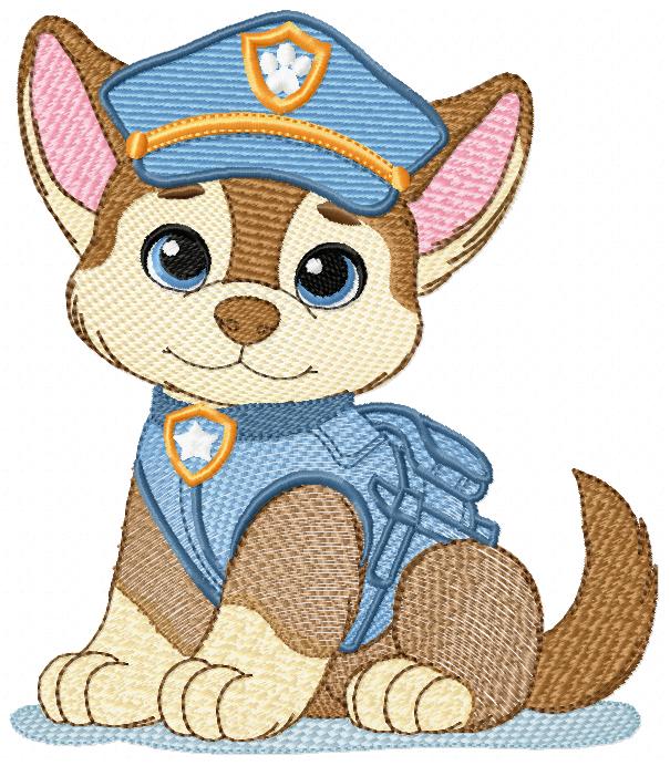 Paw Patrol embroidery designs - Dog Chase machine embroidery patterns - Baby Girl Boy file - Instant digital download pes jef dst exp hus vp3 - Zuma Chase Rubble Skye Marshall Everest Ryder Rocky - Marcia Embroidery