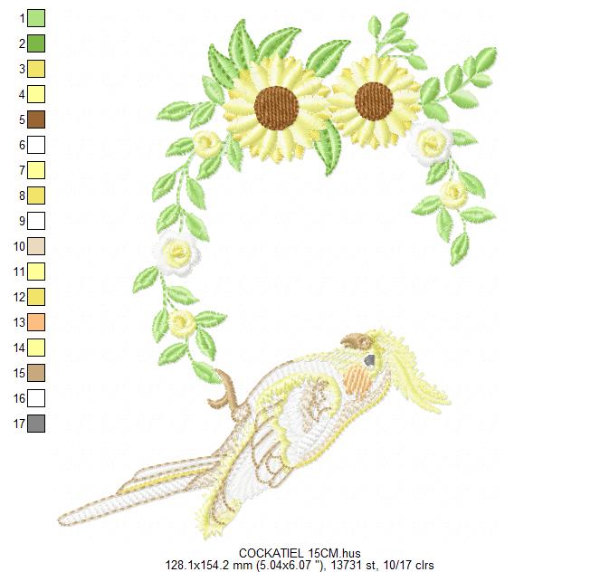 Hummingbird embroidery designs - Baby Girl Bird with flowers machine embroidery pattern - Instant digital download pes jef dst hus vp3 vip (Copy) Marcia Embroidery