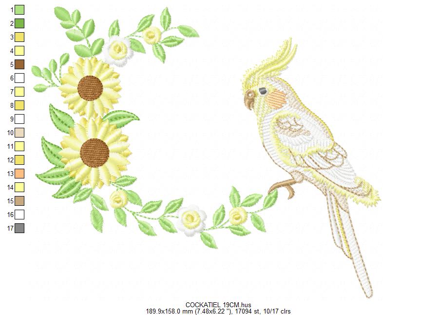 Hummingbird embroidery designs - Baby Girl Bird with flowers machine embroidery pattern - Instant digital download pes jef dst hus vp3 vip (Copy) Marcia Embroidery