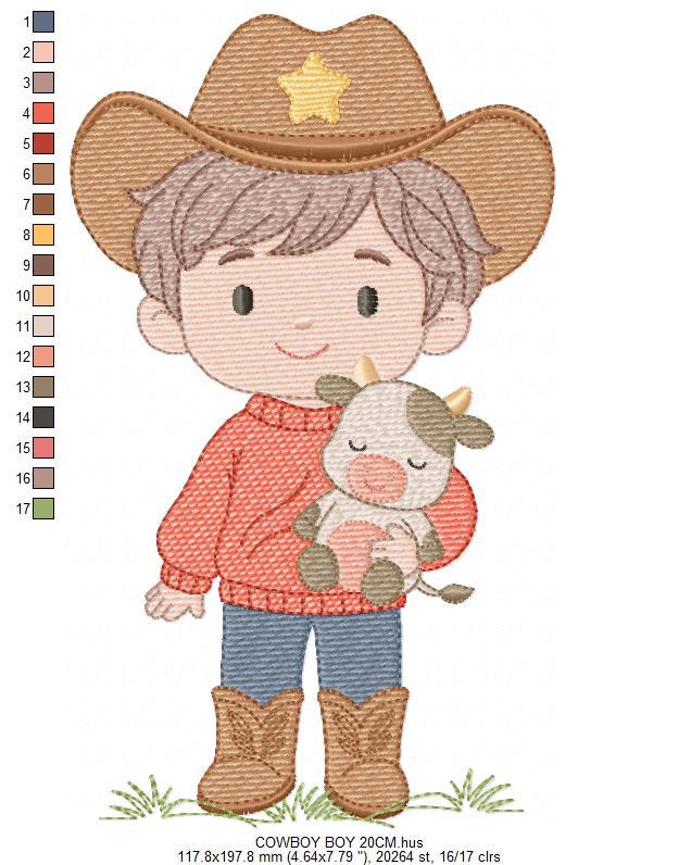 Cowboy embroidery design - Baby boy embroidery designs machine embroidery pattern - Kid embroidery file Cowboy with Horse instant download (Copy) Marcia Embroidery