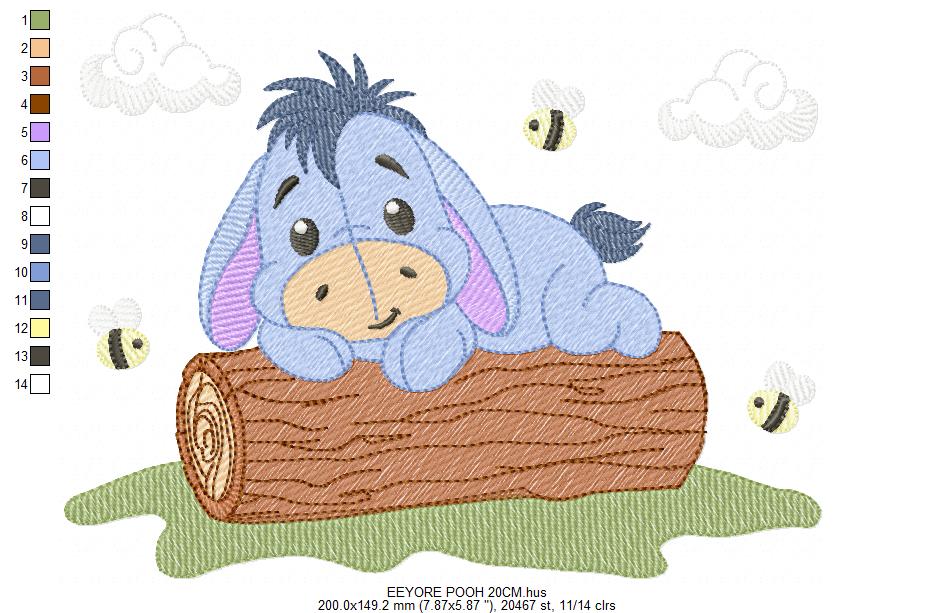 Teddy Bear embroidery designs - Baby boy toy machine embroidery pattern - Cute Bear with bow tie file - Instant digital download pes jef dst (Copy) Marcia Embroidery