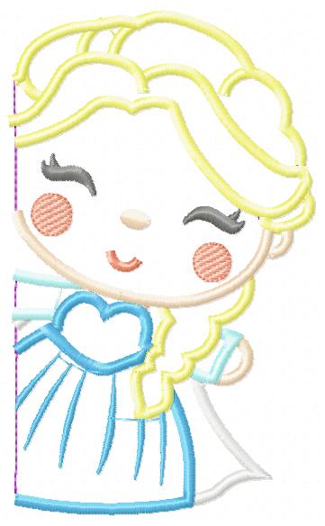 Elsa embroidery designs - Disney Princess embroidery design machine embroidery pattern - Princess applique design - Frozen embroidery file (Copy) Marcia Embroidery
