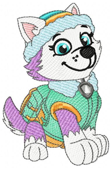Paw Patrol embroidery designs - Dog Everest machine embroidery patterns - Baby Girl Boy file - Instant digital download - Chase Rubble Skye Marshall (Copy) Marcia Embroidery
