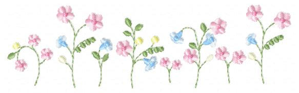 Flower Garden embroidery designs - Flower and Butterfly machine embroidery pattern - Floral bouquet Kitchen Towel - Instant digital download (Copy) Marcia Embroidery