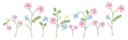 Flower Garden embroidery designs - Flower and Butterfly machine embroidery pattern - Floral bouquet Kitchen Towel - Instant digital download (Copy) Marcia Embroidery
