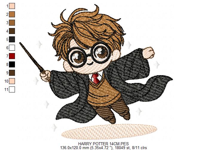 Harry Potter embroidery designs - HP machine embroidery patterns - Baby Girl Boy file - Instant digital download pes jef dst exp hus vp3 - Marcia Embroidery