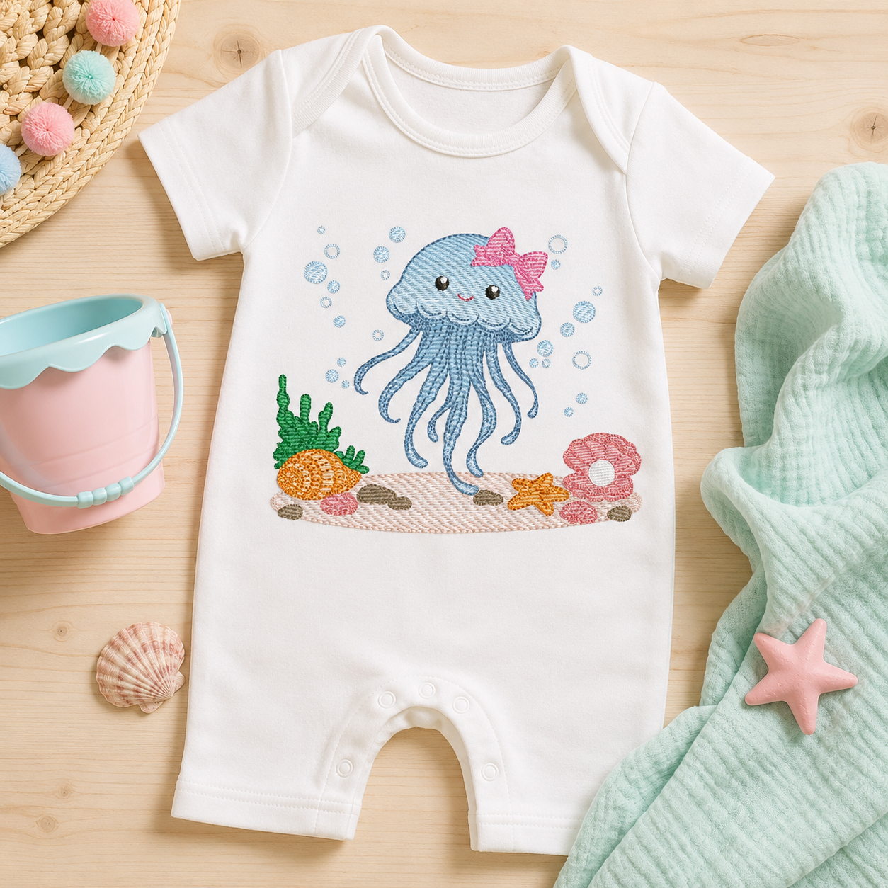 Jellyfish embroidery design - Octopus embroidery designs machine embroidery pattern - Ocean animals embroidery - instant digital download (Copy)