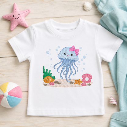 Jellyfish embroidery design - Octopus embroidery designs machine embroidery pattern - Ocean animals embroidery - instant digital download (Copy)