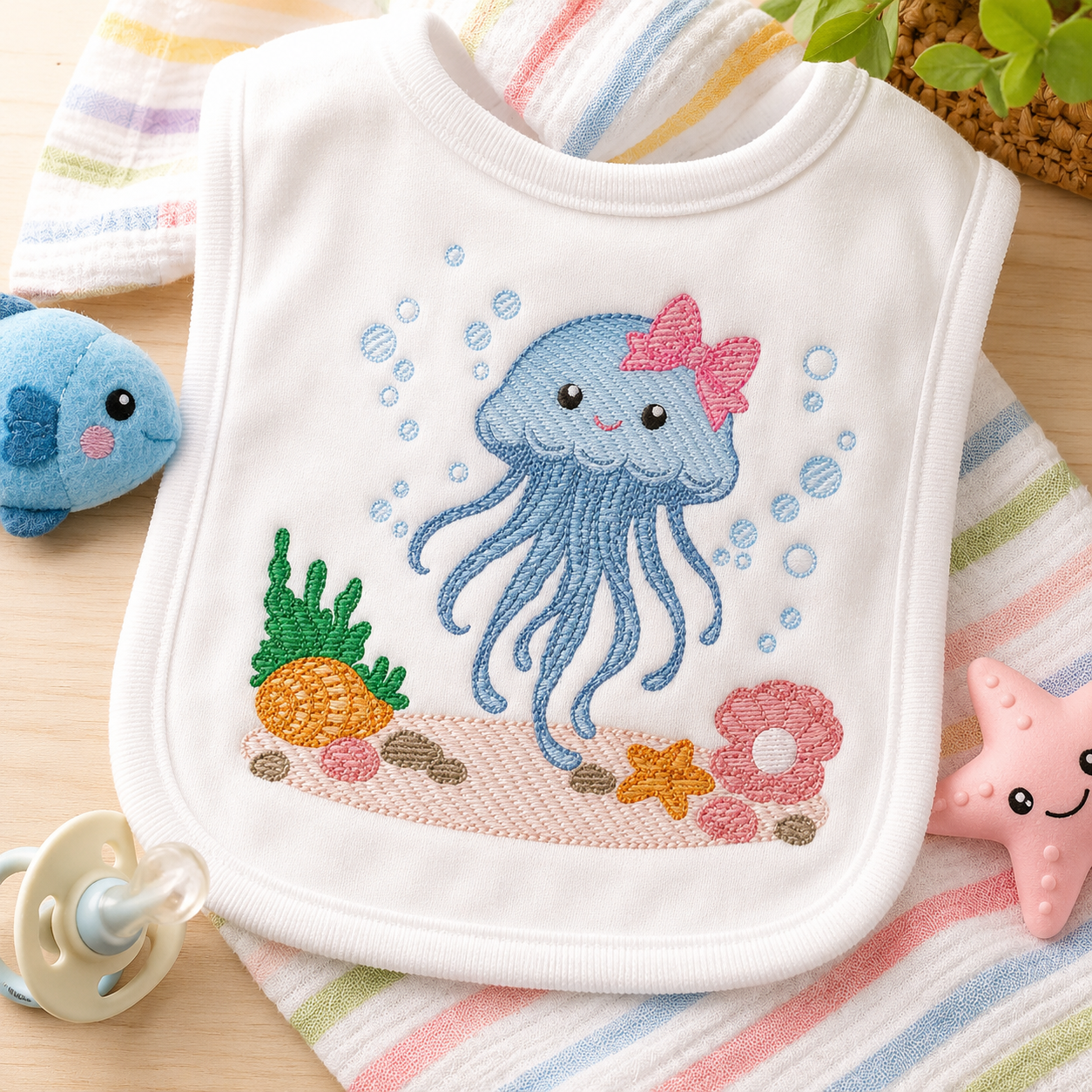 Jellyfish embroidery design - Octopus embroidery designs machine embroidery pattern - Ocean animals embroidery - instant digital download (Copy)