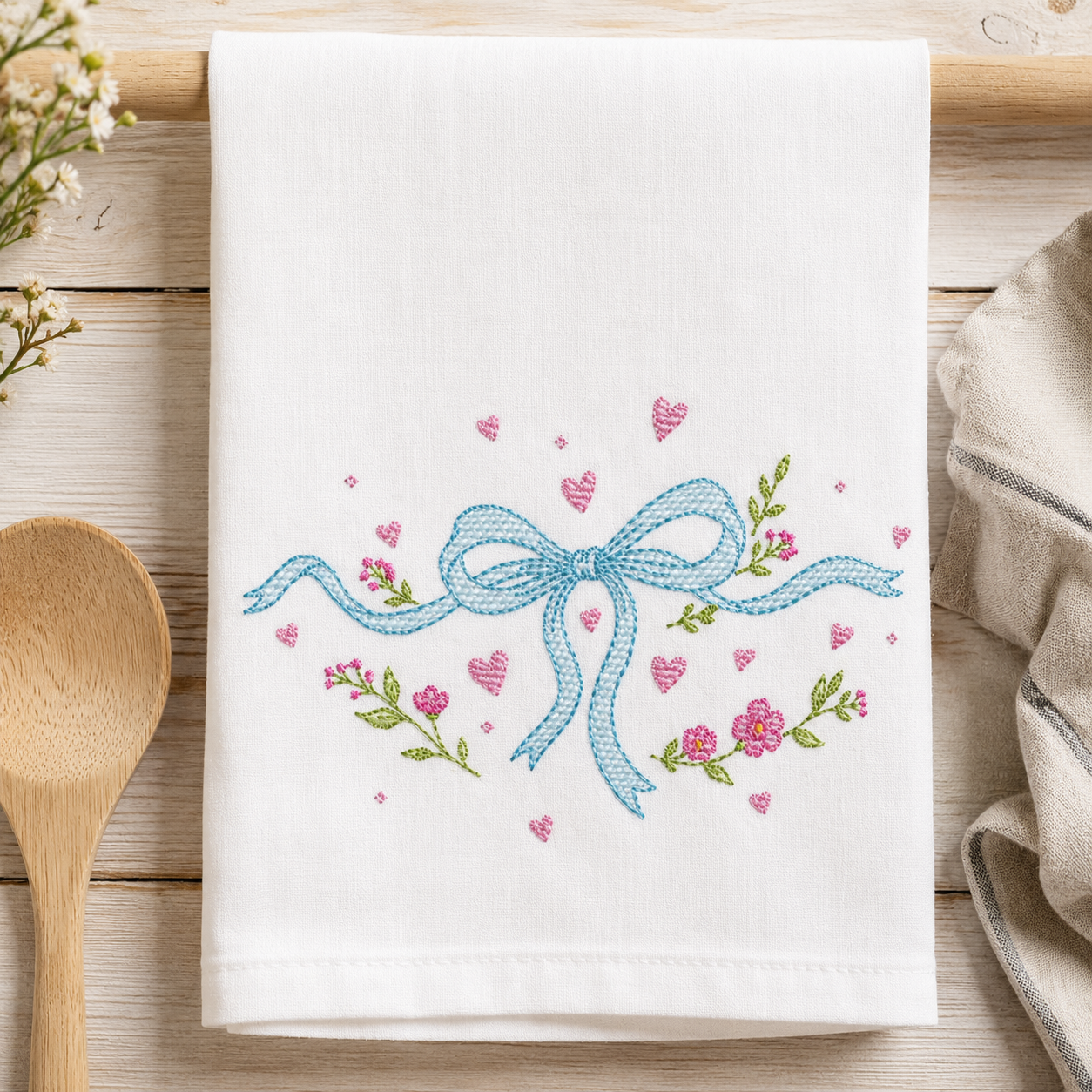 Lace embroidery designs - Ribbon with hearts and flowers embroidery design machine embroidery pattern - Baby boy embroidery file - Laurel wreath with Lace