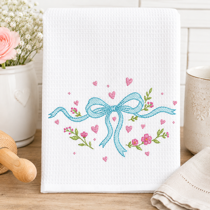 Lace embroidery designs - Ribbon with hearts and flowers embroidery design machine embroidery pattern - Baby boy embroidery file - Laurel wreath with Lace