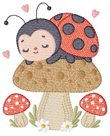 Ladybug embroidery designs - Garden Animal embroidery design machine embroidery pattern - Insect life embroidery file - instant download (Copy) Marcia Embroidery
