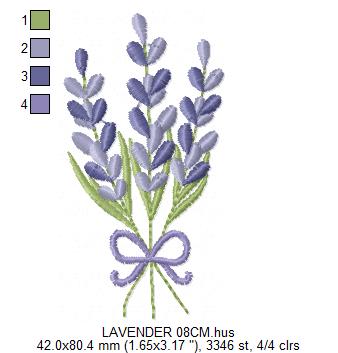 Lavender flowers embroidery design - Flower garden machine embroidery pattern - Floral Kitchen Tea towel - Instant download pes jef (Copy) Marcia Embroidery