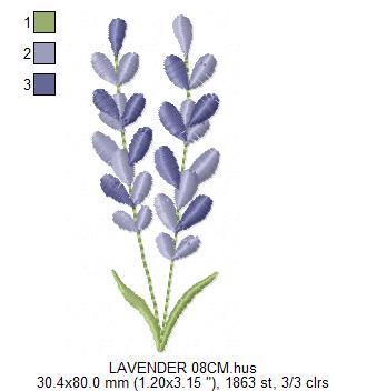 Lavender flowers embroidery design - Flower garden machine embroidery pattern - Floral Kitchen Tea towel - Instant download pes jef (Copy) Marcia Embroidery