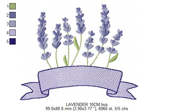 Flower garden embroidery design - Lavender flowers with butterflies machine embroidery pattern -  Kitchen Tea towel - Instant download pes (Copy) Marcia Embroidery