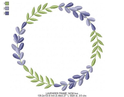 Lavender flowers embroidery design - Flower garden machine embroidery pattern - Floral Kitchen Tea towel - Instant download pes jef (Copy) Marcia Embroidery