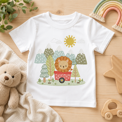 Baby Lion embroidery design - Safari animal Lion Cub machine embroidery pattern - Baby boy and girl file - Instant download (Copy)