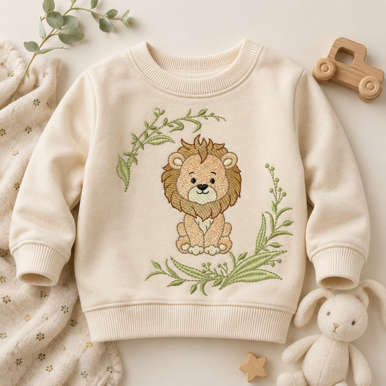 Lion embroidery design - Safari Wild Animal machine embroidery pattern - Instant digital download pes jef dst