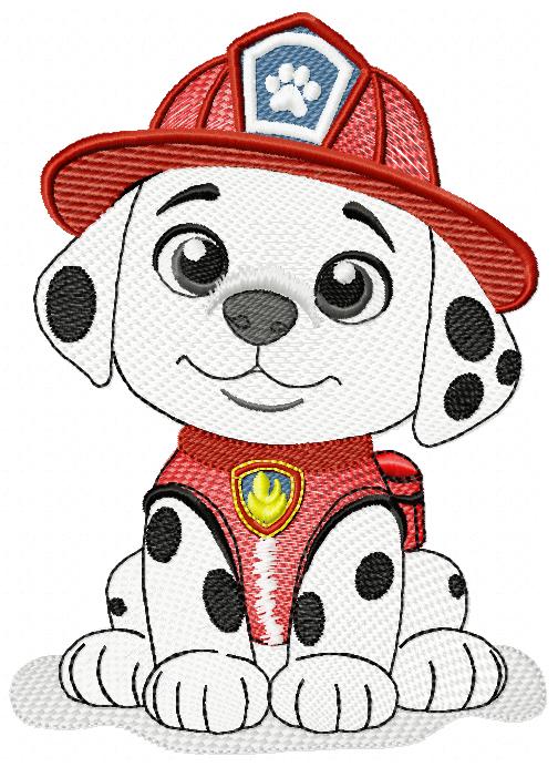 Paw Patrol embroidery designs - Dog Marshall machine embroidery patterns - Baby Girl Boy file - Instant digital download pes jef dst exp hus vp3 - Zuma Chase Rubble Skye Marshall Everest Ryder Rocky - Marcia Embroidery