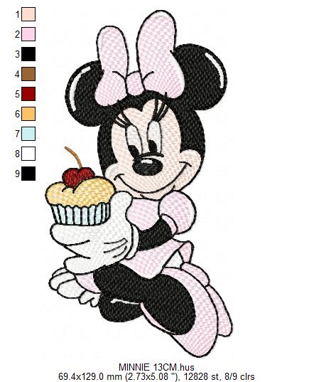 Minnie embroidery design - Minnie Mouse machine embroidery pattern - Baby Girl file - Instant digital download pes jef dst (Copy) Marcia Embroidery