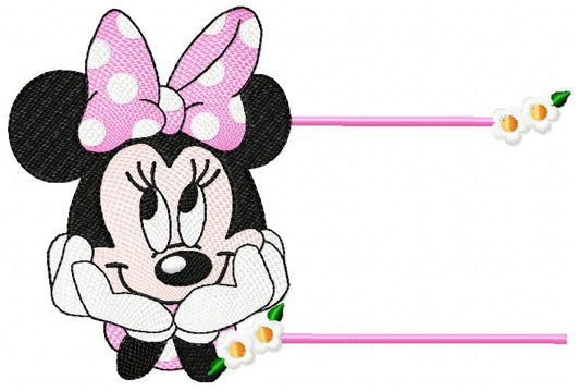 Minnie embroidery design - Minnie Mouse machine embroidery pattern - Baby Girl file - Instant digital download pes jef dst (Copy) Marcia Embroidery