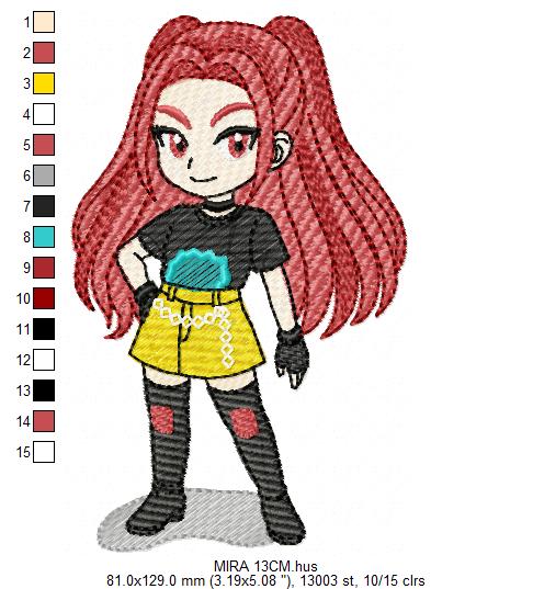 Moana embroidery designs - Disney Princess machine embroidery patterns - Baby girl file - Instant digital download pes jef dst exp hus vp3 (Copy) Marcia Embroidery