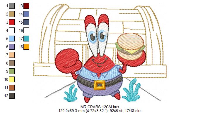 SPONGE BOB embroidery designs - SPONGE BOB embroidery design machine embroidery pattern - Puppy embroidery file - instant download pes (Copy) Marcia Embroidery
