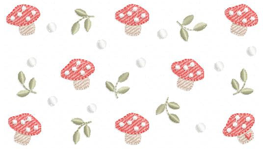 Mushroom with flowers embroidery designs - Forest Toad machine embroidery pattern - Kitchen Towel file - Instant download pes jef hus dst (Copy) Marcia Embroidery