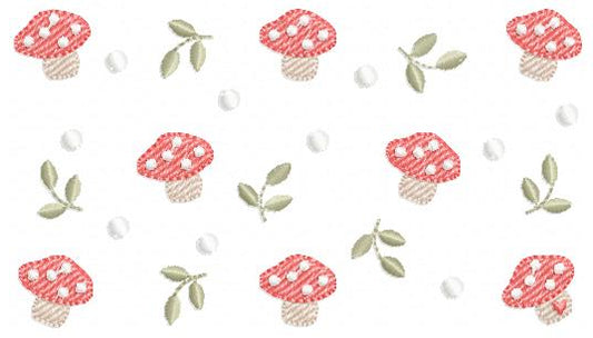 Mushroom with flowers embroidery designs - Forest Toad machine embroidery pattern - Kitchen Towel file - Instant download pes jef hus dst (Copy) Marcia Embroidery