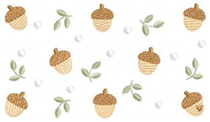 Nuts with flowers embroidery designs - Forest Toad machine embroidery pattern - Kitchen Towel file - Instant download pes jef hus dst (Copy) (Copy) Marcia Embroidery
