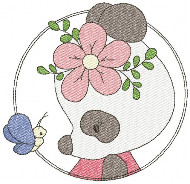 Panda embroidery design - Animal embroidery designs machine embroidery pattern - Baby boy embroidery file - Panda frame instant download pes (Copy) Marcia Embroidery