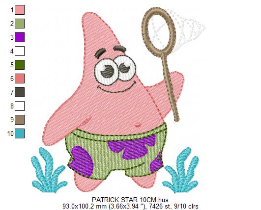 SPONGE BOB embroidery designs - SPONGE BOB embroidery design machine embroidery pattern - Puppy embroidery file - instant download pes (Copy) Marcia Embroidery