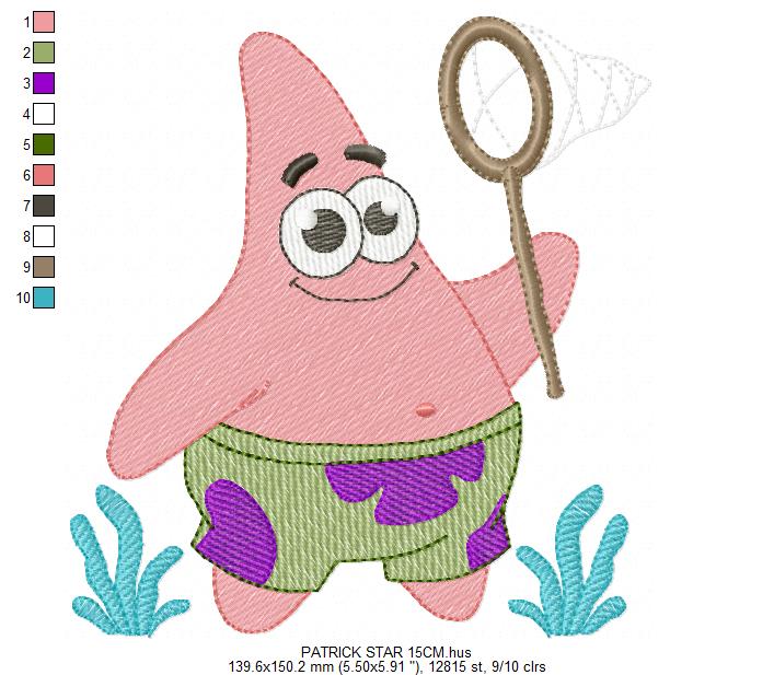 SPONGE BOB embroidery designs - SPONGE BOB embroidery design machine embroidery pattern - Puppy embroidery file - instant download pes (Copy) Marcia Embroidery