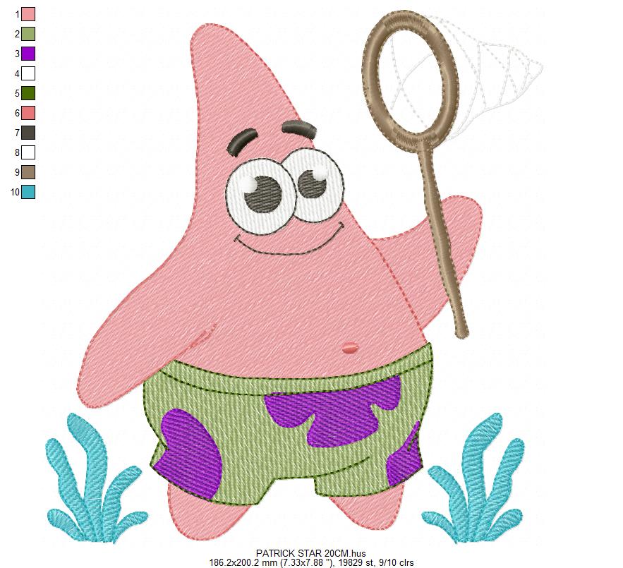 SPONGE BOB embroidery designs - SPONGE BOB embroidery design machine embroidery pattern - Puppy embroidery file - instant download pes (Copy) Marcia Embroidery
