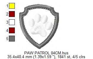 Paw Patrol embroidery designs - Paw machine embroidery patterns - Baby Girl Boy file - Instant digital download - Zuma Chase Rubble Skye Marshall (Copy) Marcia Embroidery
