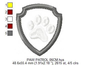 Paw Patrol embroidery designs - Paw machine embroidery patterns - Baby Girl Boy file - Instant digital download - Zuma Chase Rubble Skye Marshall (Copy) Marcia Embroidery