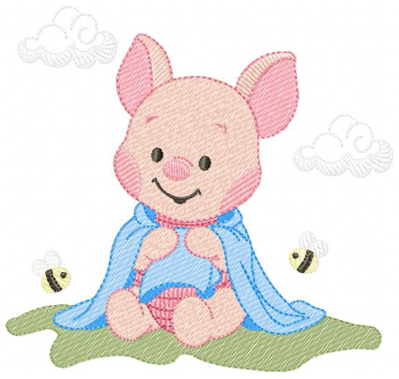 Teddy Bear embroidery designs - Baby boy toy machine embroidery pattern - Cute Bear with bow tie file - Instant digital download pes jef dst (Copy) Marcia Embroidery