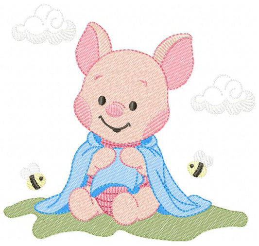 Teddy Bear embroidery designs - Baby boy toy machine embroidery pattern - Cute Bear with bow tie file - Instant digital download pes jef dst (Copy) Marcia Embroidery