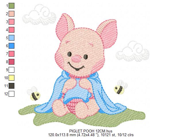 Teddy Bear embroidery designs - Baby boy toy machine embroidery pattern - Cute Bear with bow tie file - Instant digital download pes jef dst (Copy) Marcia Embroidery