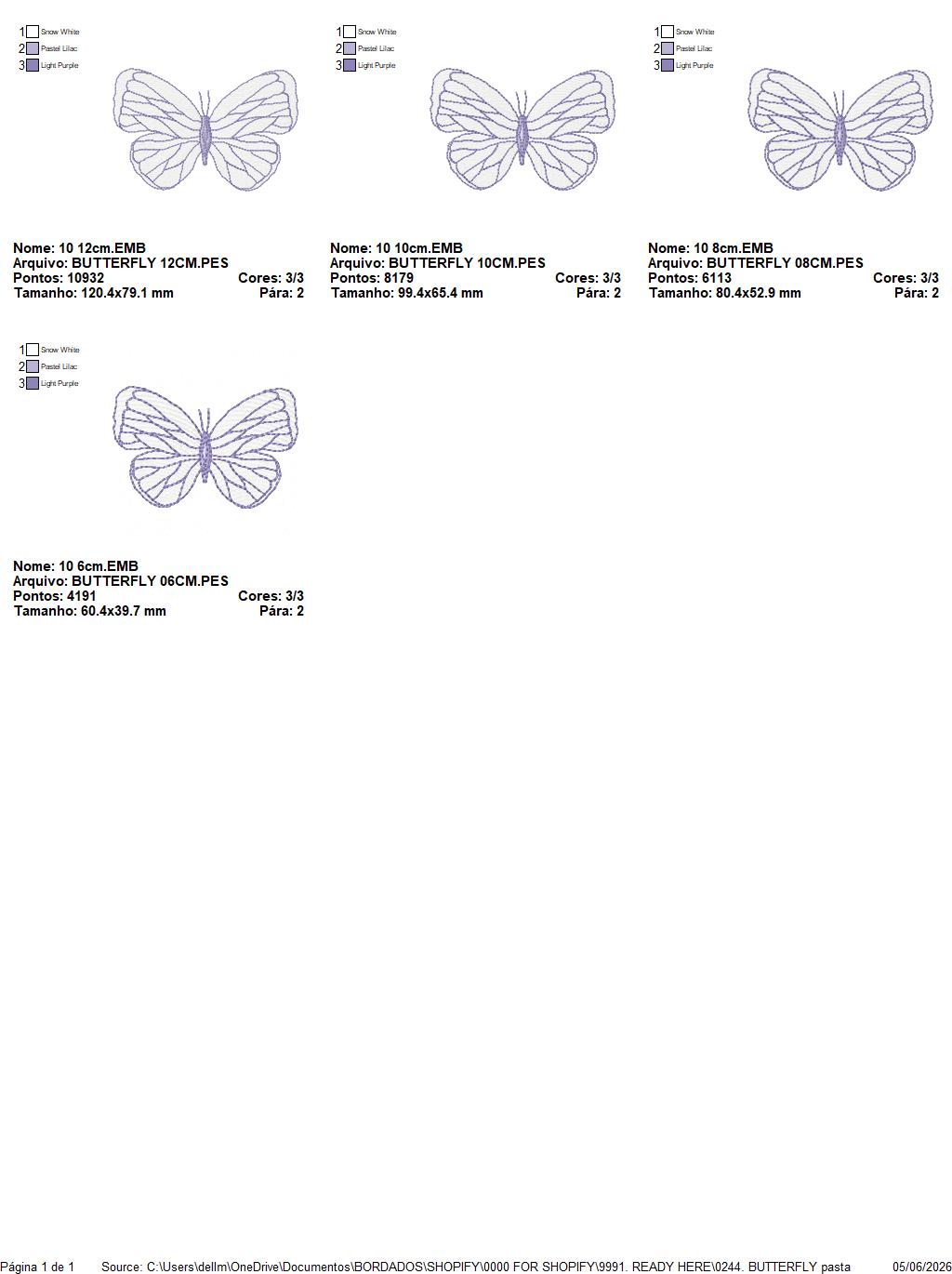 Butterfly embroidery design - Delicate butterfly with hearts machine embroidery pattern - Baby Girl file - Instant digital download pes jef dst (Copy) Marcia Embroidery