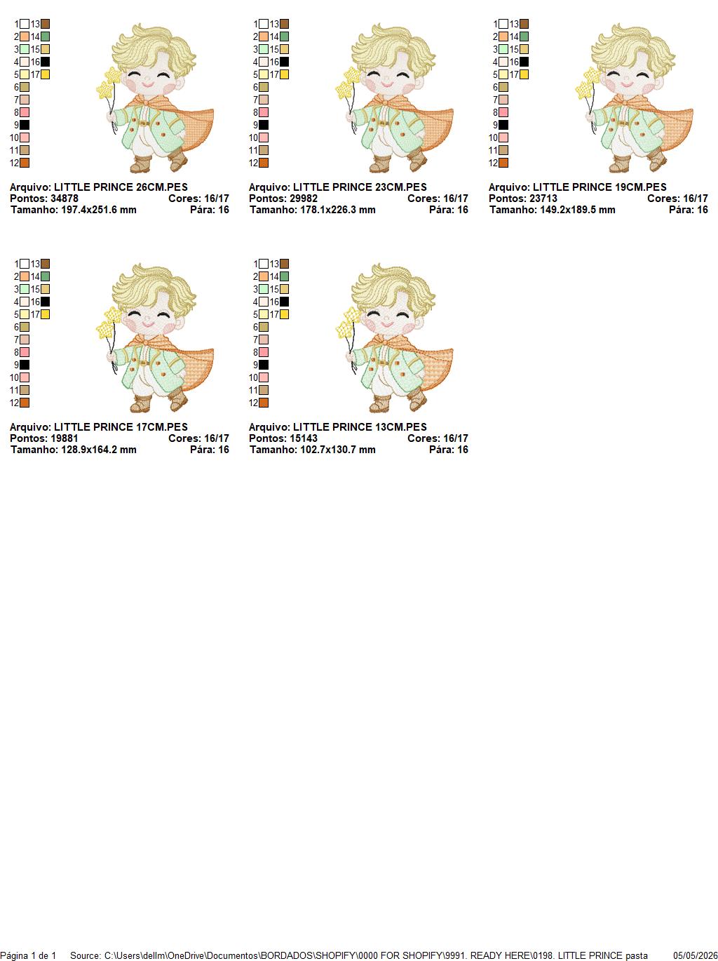 The Little Prince embroidery design - Little Prince with stars machine embroidery pattern - Baby boy and girl Fairytale file - Instant digital download pes jef Marcia Embroidery