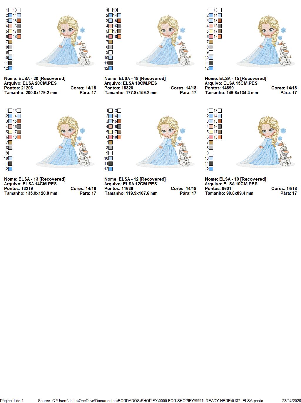 Elsa embroidery design - Disney Princess machine embroidery patterns - Instant digital download (Copy) (Copy) Marcia Embroidery