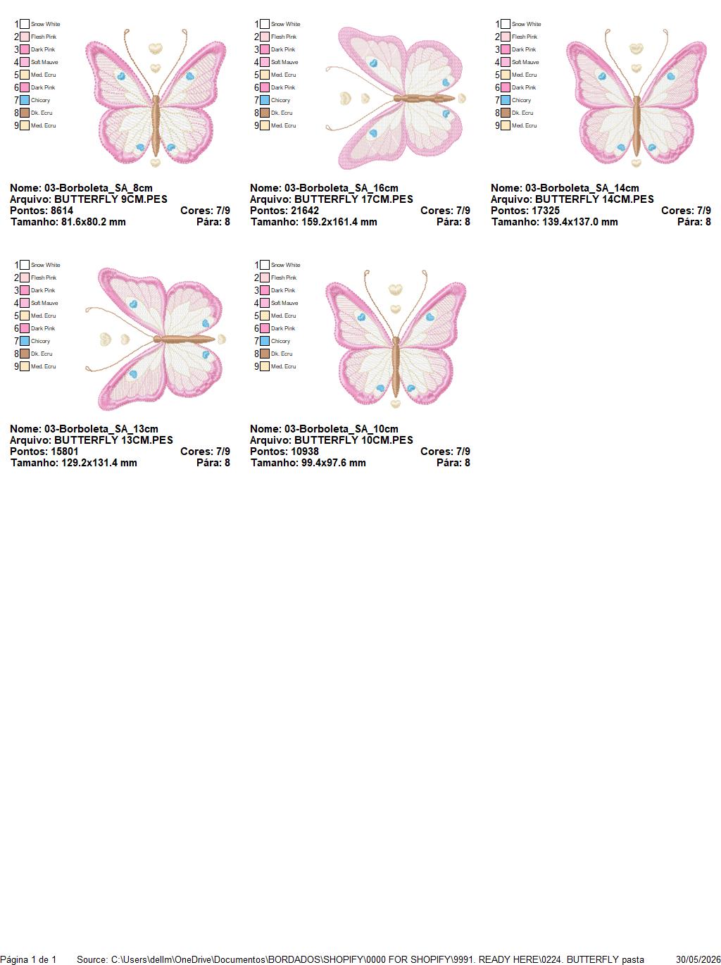 Butterfly embroidery design - Delicate butterfly with flowers machine embroidery pattern - Baby Girl file - Instant digital download pes (Copy) Marcia Embroidery