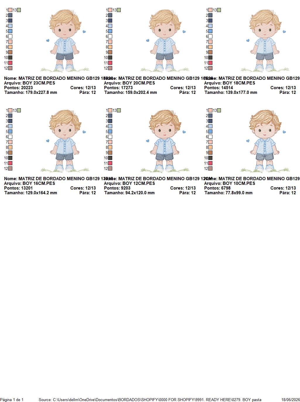 Baby Boy embroidery design - Children machine embroidery pattern - Kid Toy file - Instant digital download pes jef dst