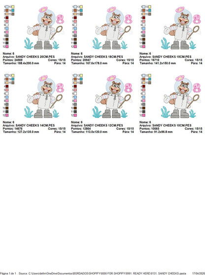 SPONGE BOB embroidery designs - SPONGE BOB embroidery design machine embroidery pattern - Puppy embroidery file - instant download pes (Copy) Marcia Embroidery