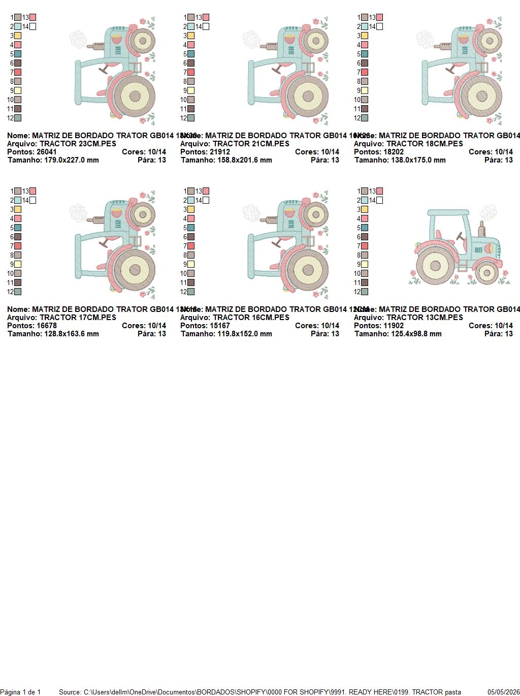 Farm Tractor embroidery designs - Ranch Pickup Truck with duck machine embroidery pattern - Baby boy file - Instant digital download pes jef (Copy) Marcia Embroidery