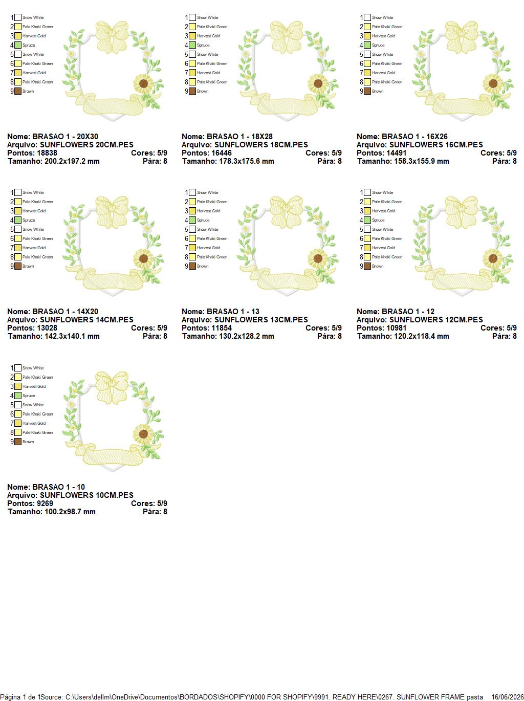 Sunflower embroidery designs - Yellow Flowers machine embroidery pattern - Floral Grandma Kitchen towel - Instant digital download pes jef (Copy) (Copy) Marcia Embroidery