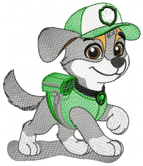 Paw Patrol embroidery designs - Dog Rocky machine embroidery patterns - Baby Girl Boy file - Instant digital download - Chase Rubble Skye Marshall (Copy) Marcia Embroidery